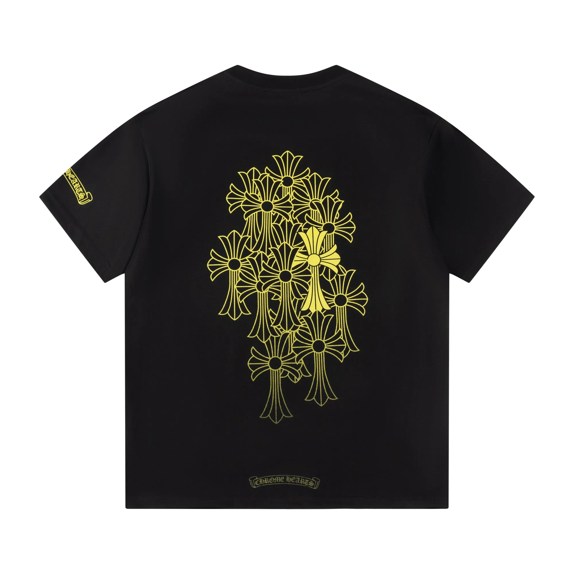 May 1st Welfare Style 🅿️116 - Crow Heart Short-sleeved T-shirt, same style for men and women - Made of original 280g 100% cotton fabric, soft and comfortable, threads are dyed in the same vat with zero color difference, exclusive quality difference currency, welcome to compare - Color: Black - Size: XS S M L